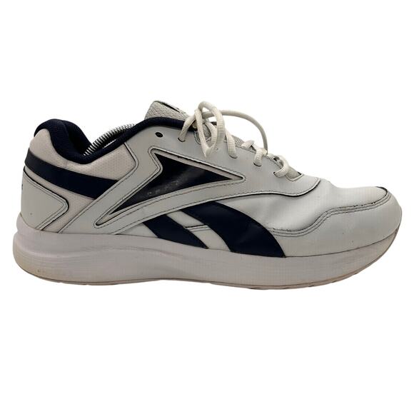 Reebok Walk Ultra 7 DMX Max Athletic Sneaker Shoes White Navy Men's Size US 11.5 - Picture 1 of 10